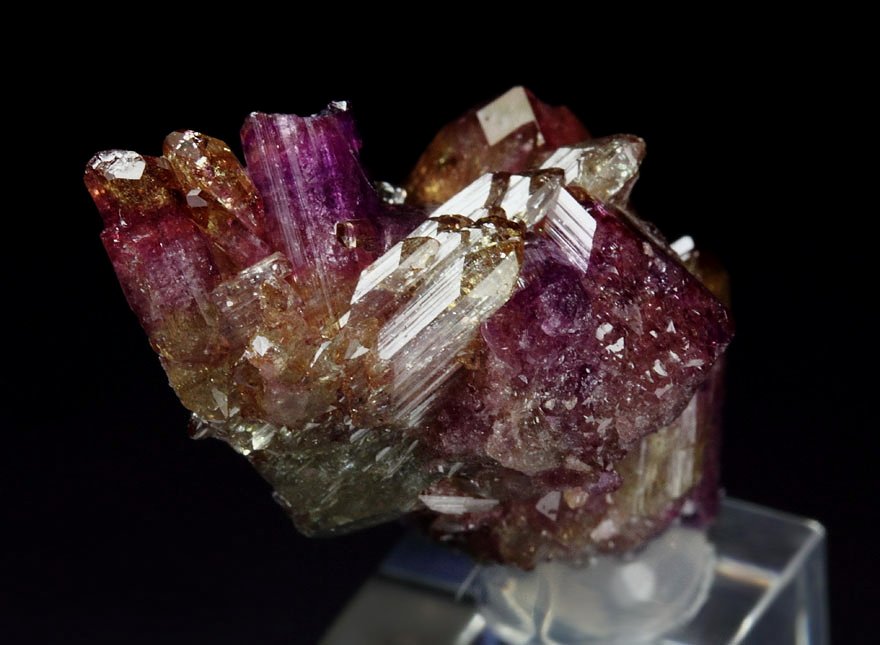 gem VESUVIANITE multicolor