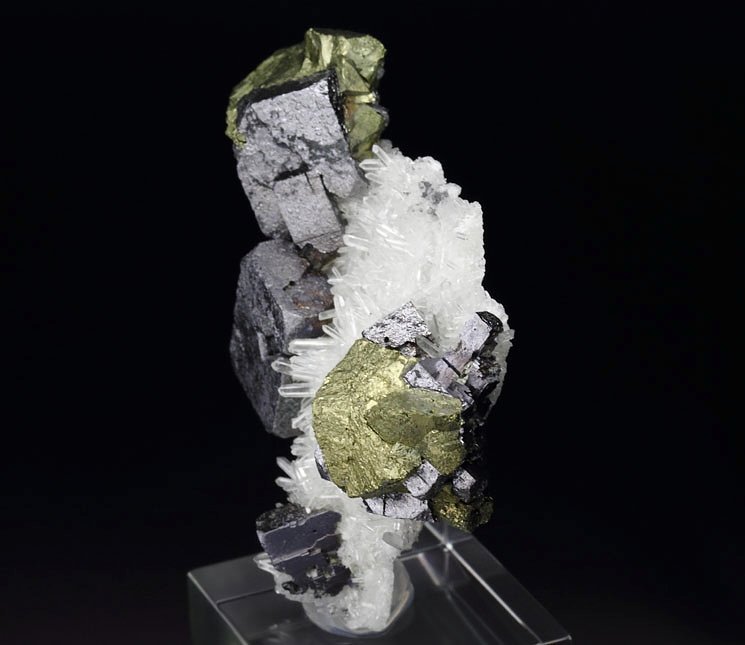 GALENA, CHALCOPYRITE, QUARTZ