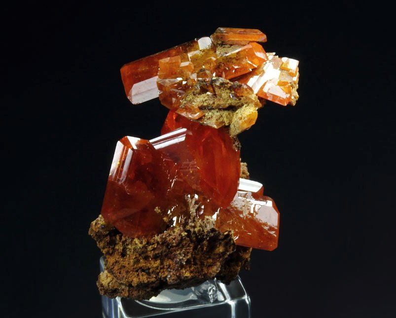 gemmy WULFENITE bi-terminated