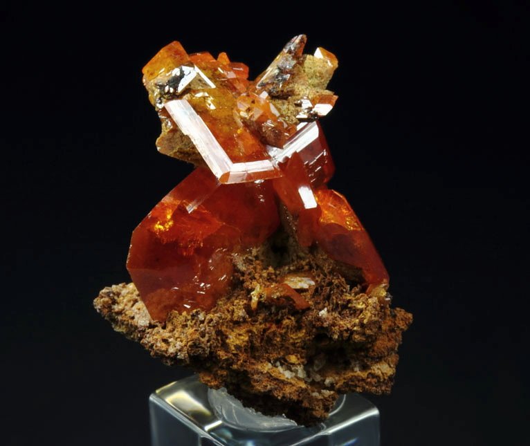 gemmy WULFENITE bi-terminated