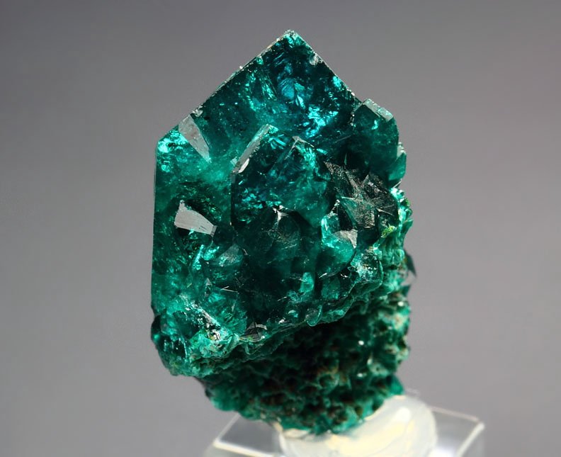 gem DIOPTASE  bi-terminated