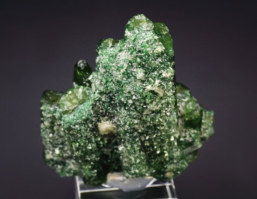 gem VESUVIANITE var. CHROMIAN