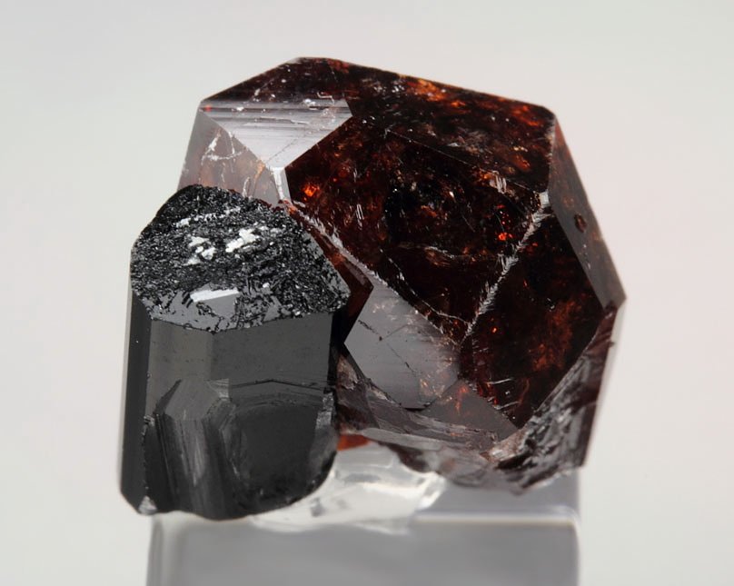 gemmy GARNET var. SPESSARTINE, TOURMALINE var. SCHORL