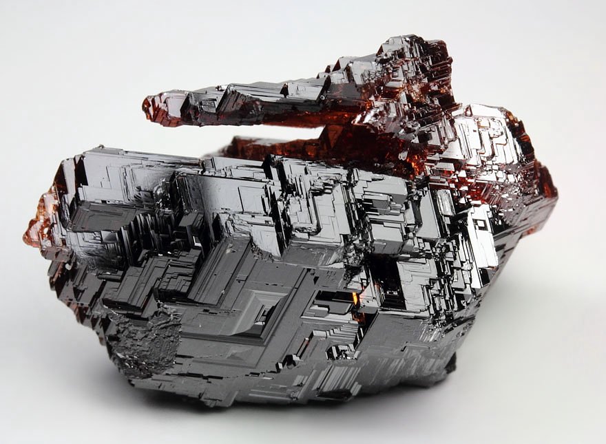 gem GARNET var. SPESSARTINE skeletal - floater