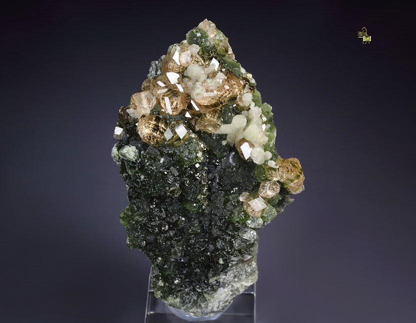 gem GARNET var. GROSSULAR, CLINOCHLORE, DIOPSIDE