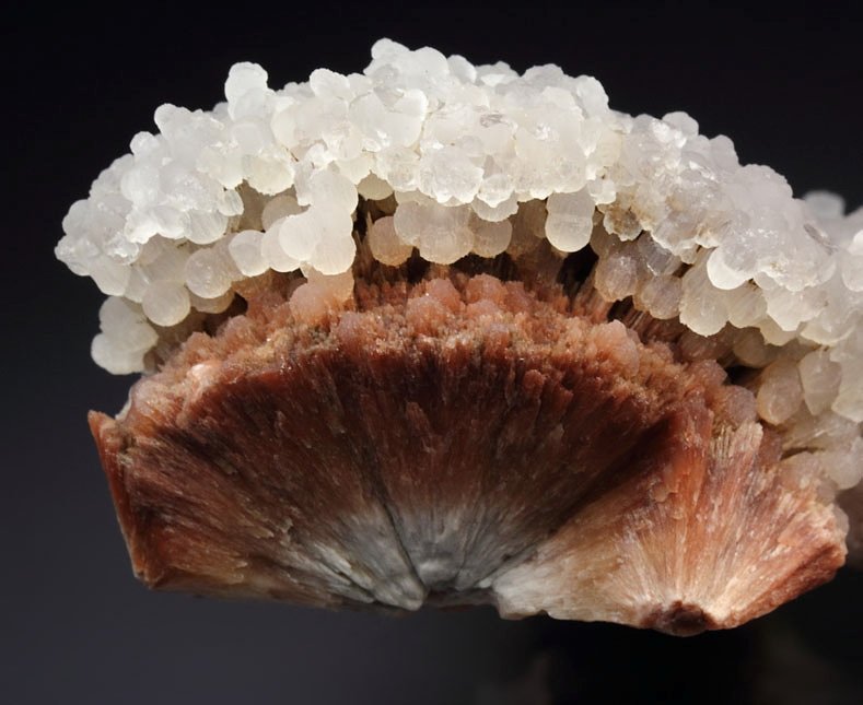 orange SCOLECITE, CHALCEDONY