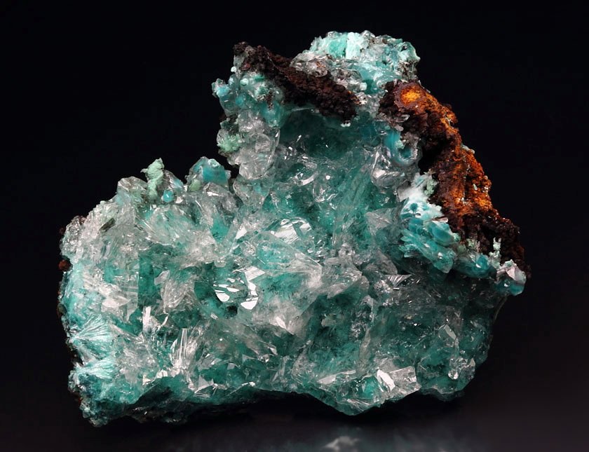 ROSASITE, GYPSUM var. SELENITE