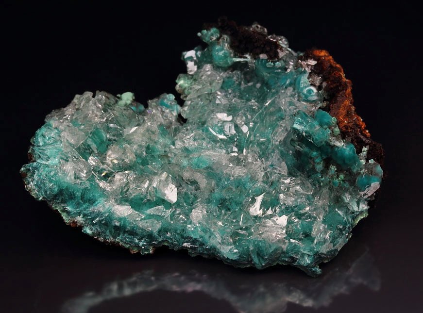 ROSASITE, GYPSUM var. SELENITE