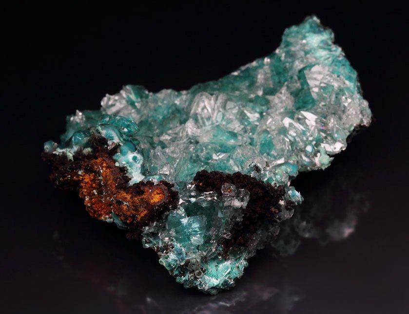 ROSASITE, GYPSUM var. SELENITE