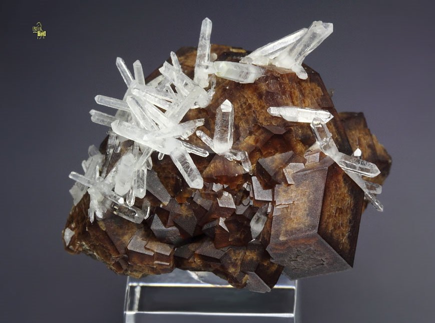 GARNET var. ANDRADITE, QUARTZ, HEDENBERGITE