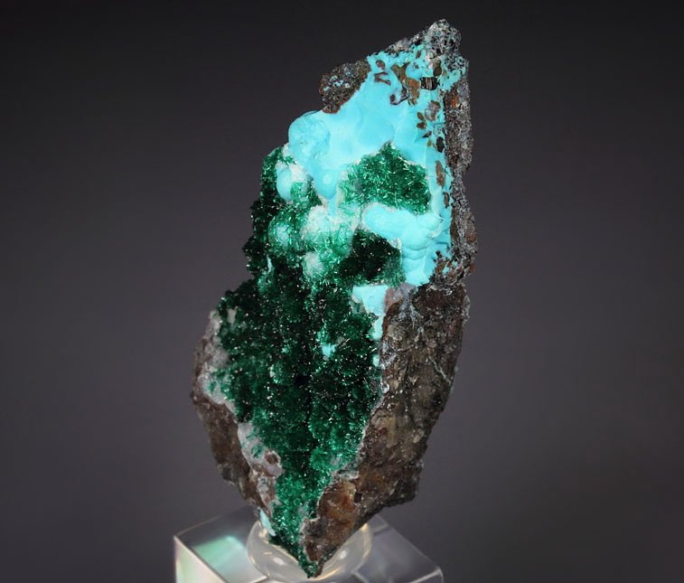 BROCHANTITE, CHRYSOCOLLA