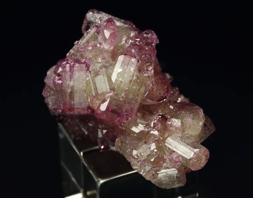 gem VESUVIANITE with RASPBERRY CAPS