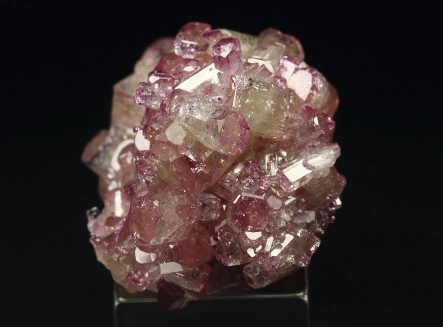 gem VESUVIANITE with RASPBERRY CAPS