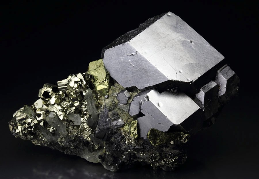 GALENA, PYRITE, QUARTZ