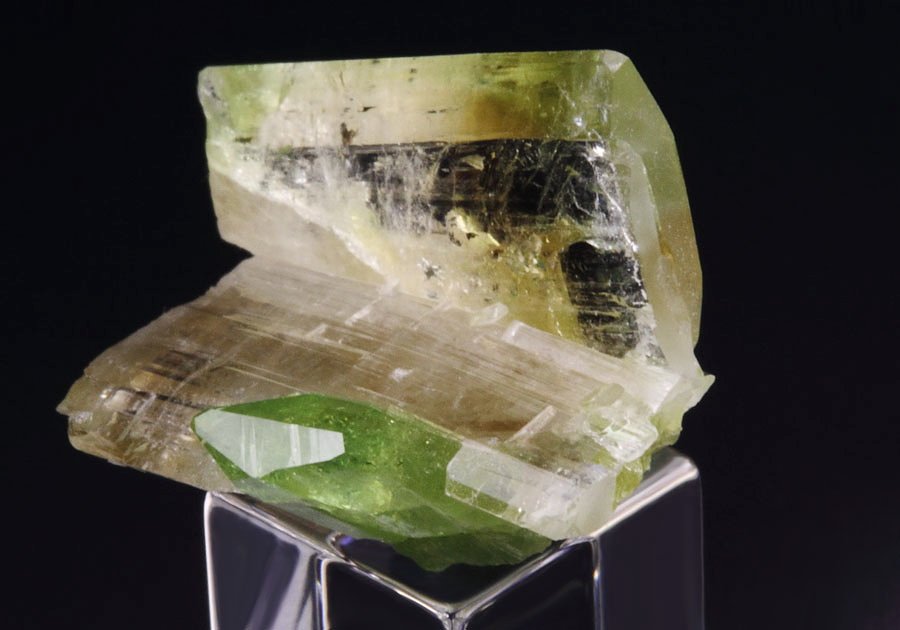 gem DIOPSIDE bi-color, VESUVIANITE 