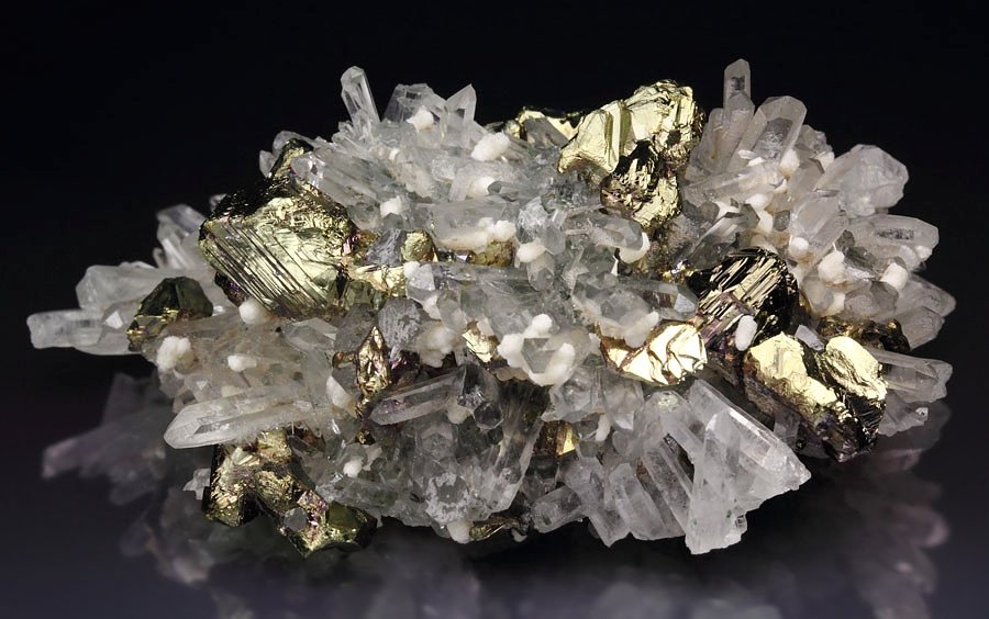 CHALCOPYRITE, QUARTZ, CALCITE