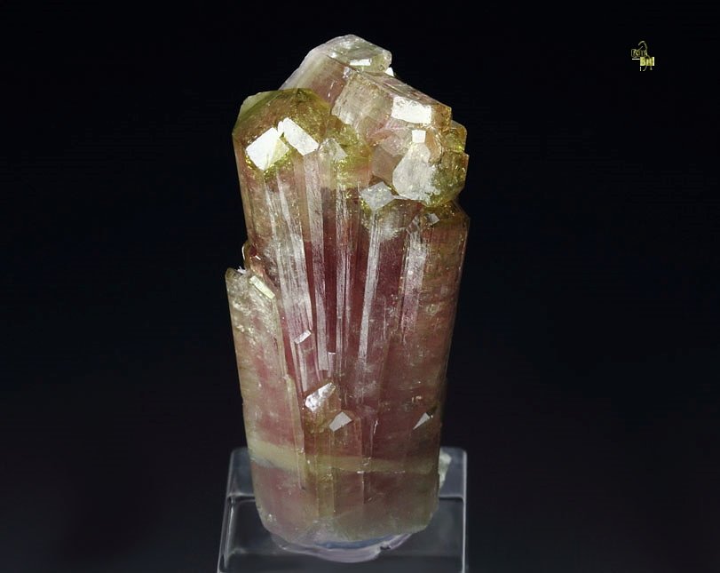 gem TOURMALINE var. ELBAITE, ALBITE