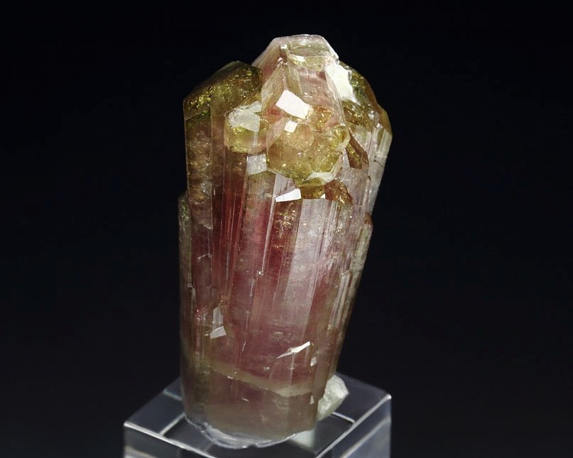 gem TOURMALINE var. ELBAITE, ALBITE