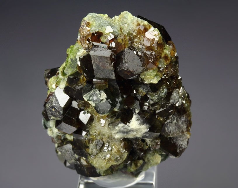 GARNET var. ANDRADITE, DIOPSIDE, EPIDOTE