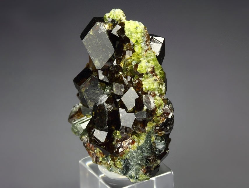 GARNET var. ANDRADITE, DIOPSIDE, EPIDOTE