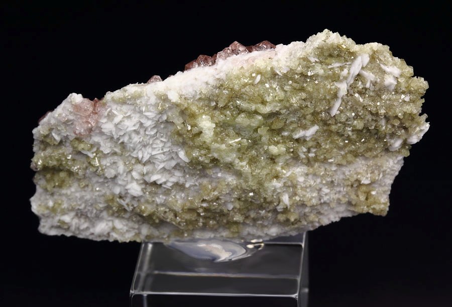 gem PINK GARNET var. GROSSULAR, DIOPSIDE, ALBITE