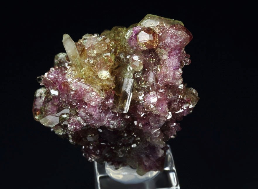 gem bi-terminated VESUVIANITE bi-color, DIOPSIDE