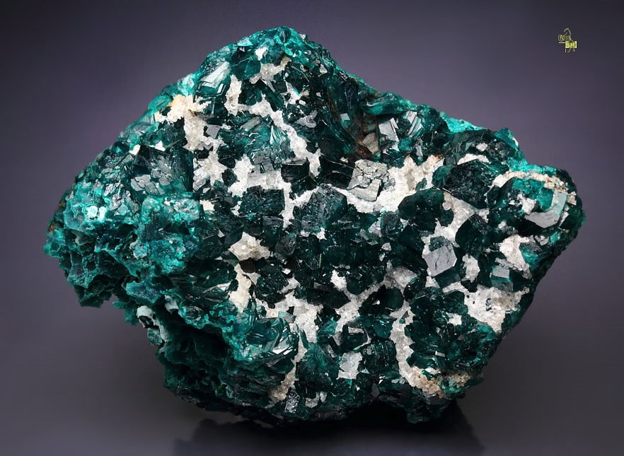 DIOPTASE, QUARTZ