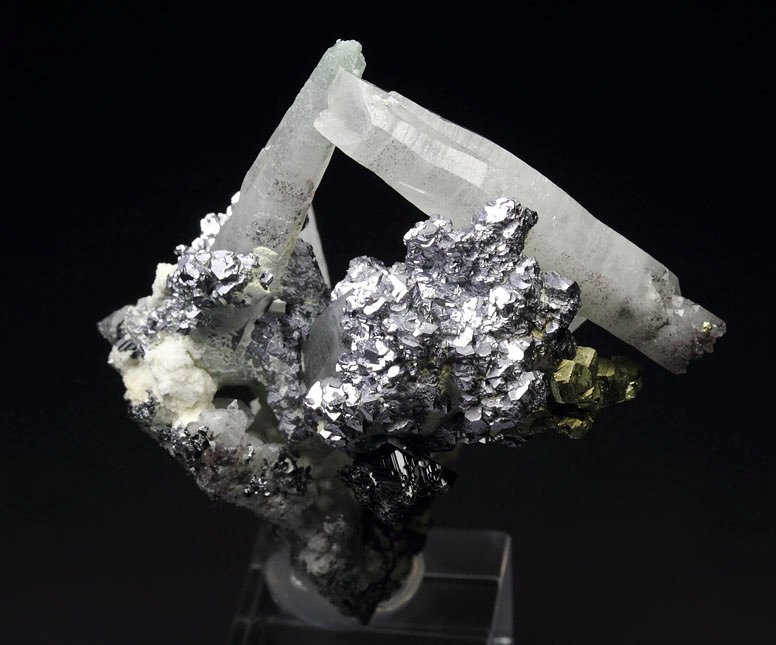 QUARTZ, GALENA, CHALCOPYRITE, SPHALERITE, CALCITE