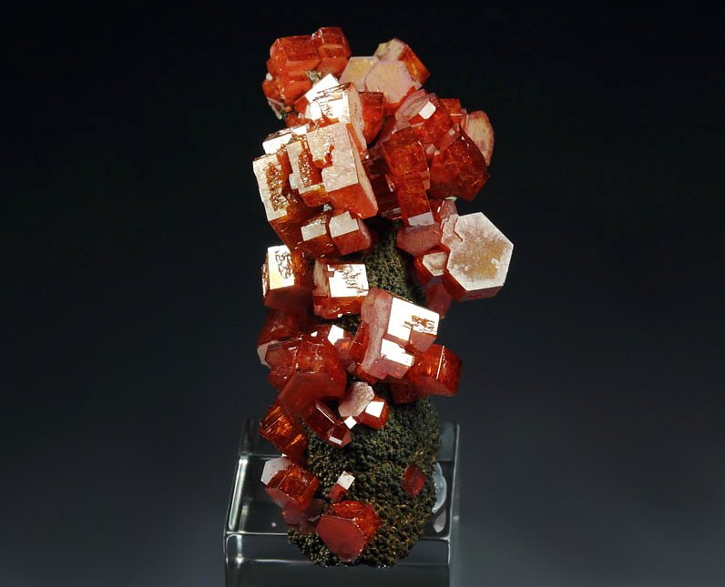 VANADINITE, GOETHITE