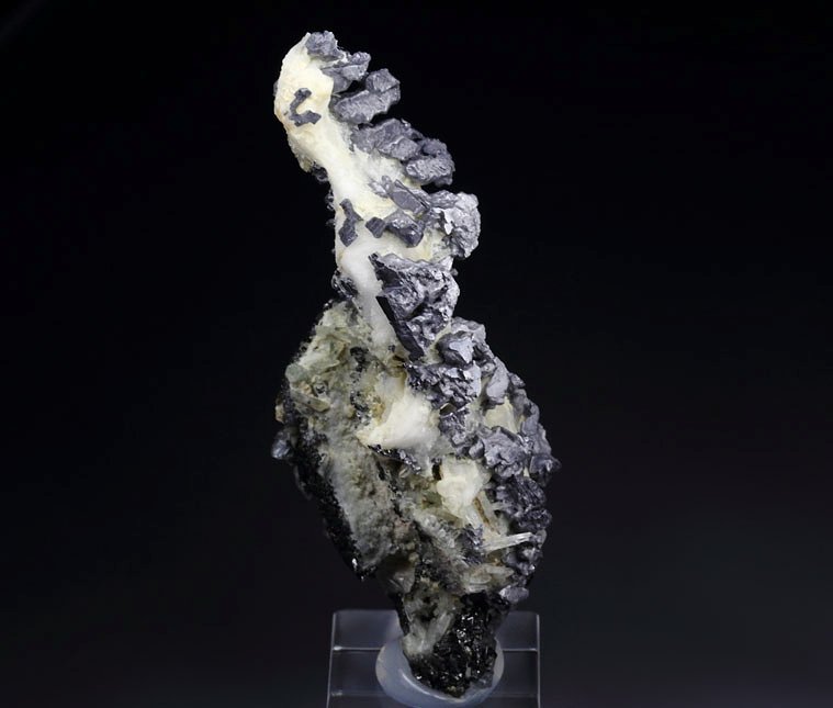 skeletal GALENA, CALCITE, SPHALERITE, QUARTZ