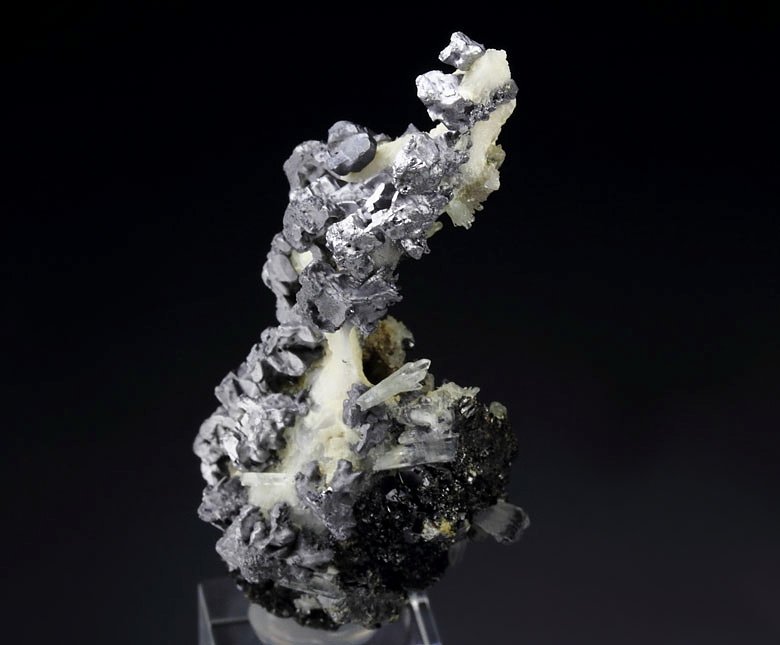 skeletal GALENA, CALCITE, SPHALERITE, QUARTZ