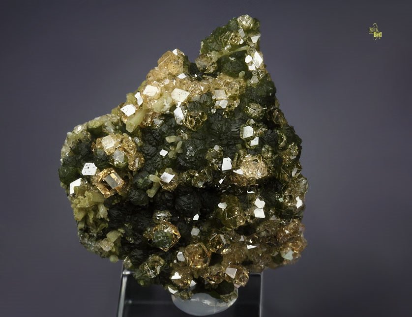 gem GARNET var. GROSSULAR, CLINOCHLORE, DIOPSIDE