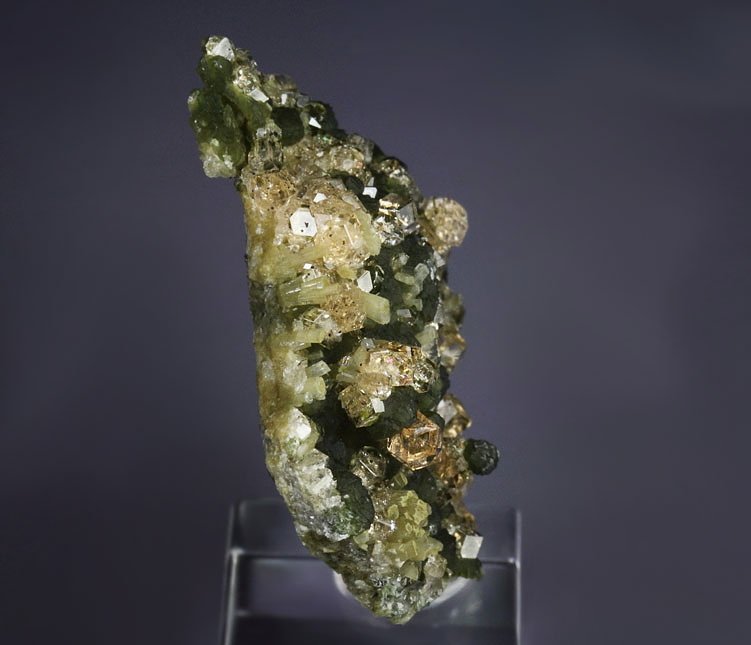 gem GARNET var. GROSSULAR, CLINOCHLORE, DIOPSIDE