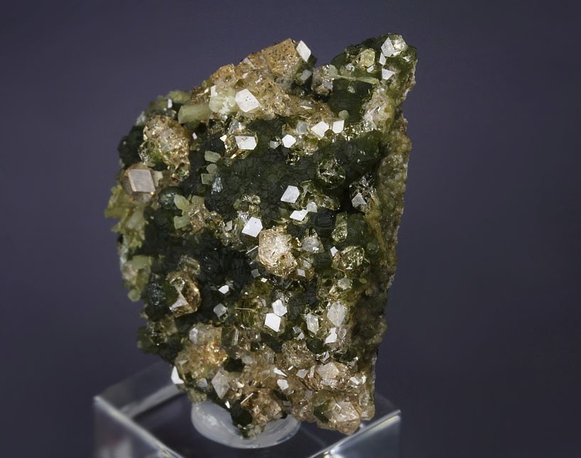 gem GARNET var. GROSSULAR, CLINOCHLORE, DIOPSIDE