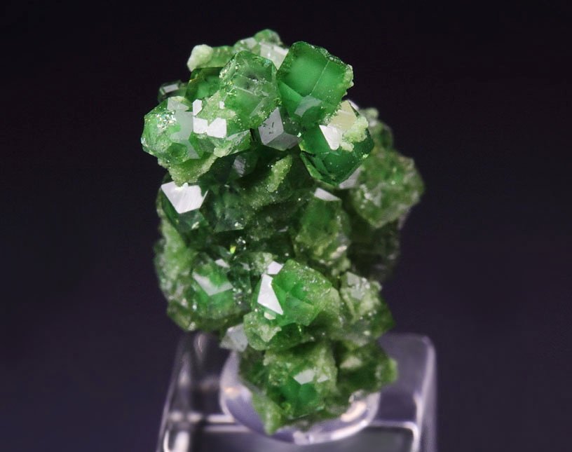 gem GARNET var. GROSSULAR var. CHROMIAN, DIOPSIDE, CHROMITE