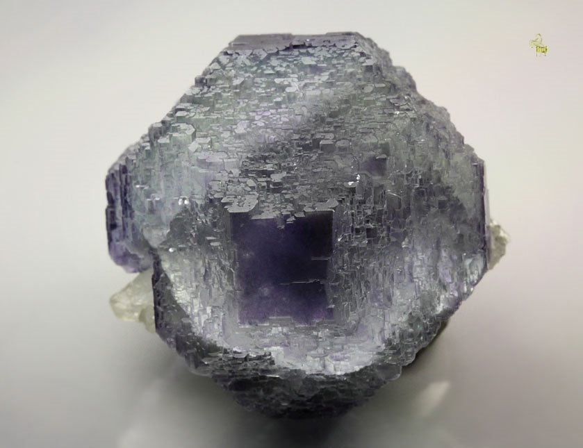 FLUORITE with PHANTOMS, CALCITE