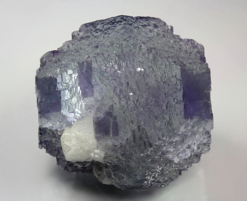 FLUORITE with PHANTOMS, CALCITE