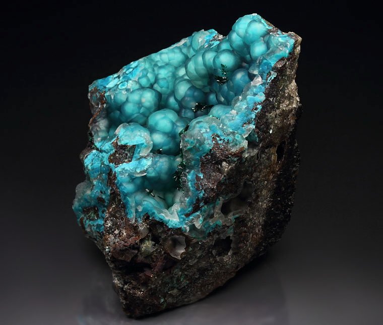 CHRYSOCOLLA, BROCHANTITE, CHALCEDONY