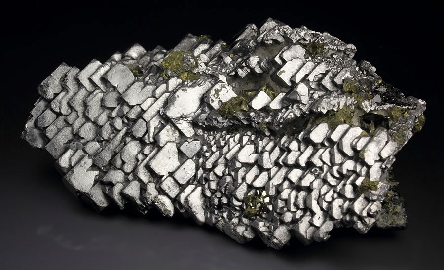 skeletal GALENA, CHALCOPYRITE, PYRITE