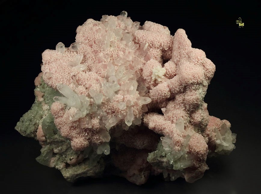 RHODOCHROSITE, QUARTZ, CALCITE