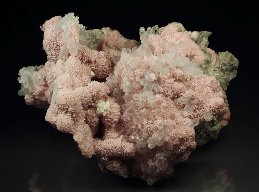 RHODOCHROSITE, QUARTZ, CALCITE