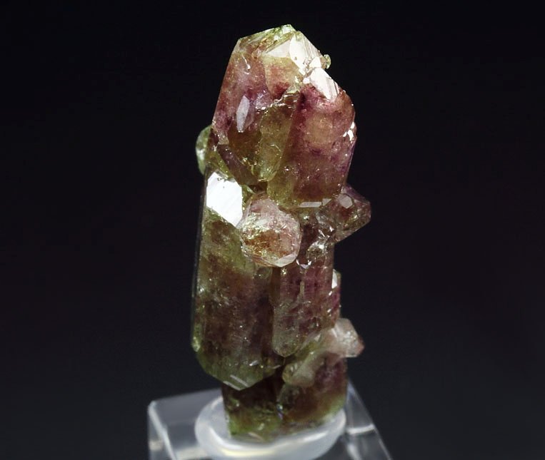 gem bi-terminated VESUVIANITE bi-color