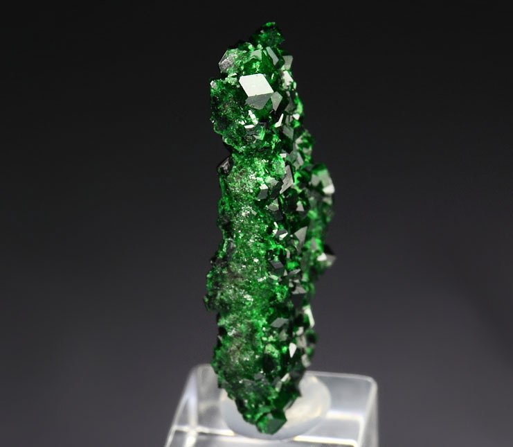 gemmy GARNET var. UVAROVITE