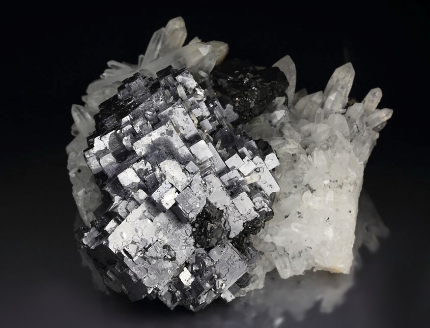 skeletal GALENA, SPHALERITE, QUARTZ