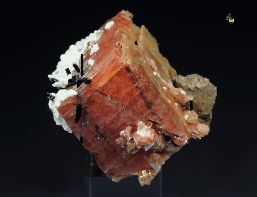 gemmy SERANDITE, CATAPLEIITE pseudomorph after SODALITE, AEGIRINE, ALBITE, MANGANONEPTUNITE