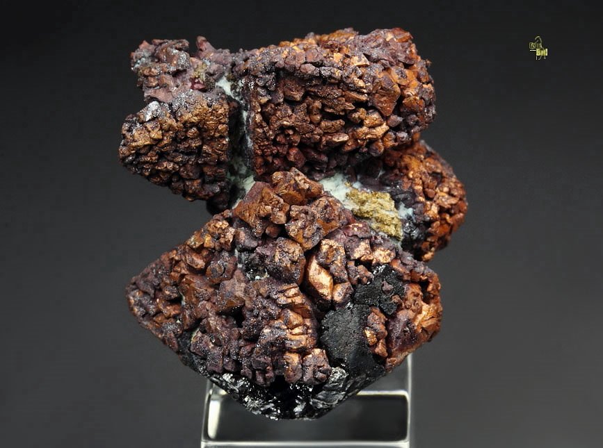 COPPER pseudomorph after CUPRITE