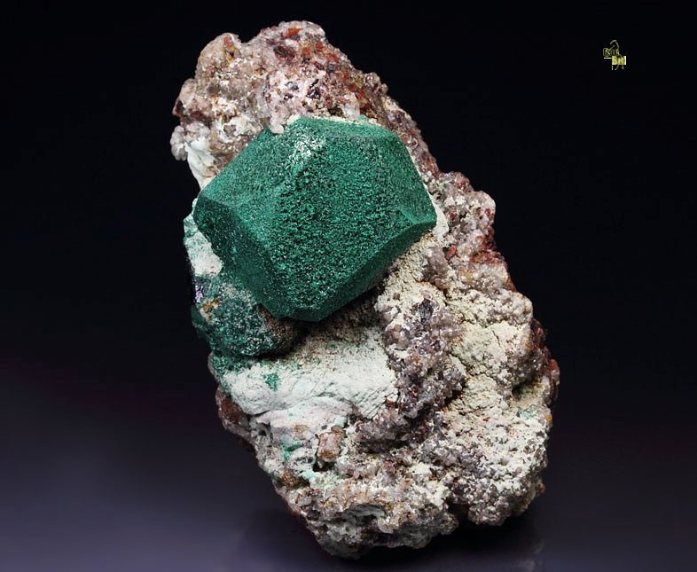 CUPRITE with MALACHITE coating