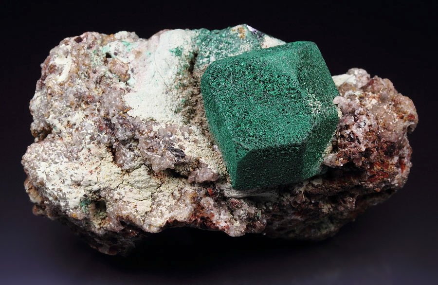 CUPRITE with MALACHITE coating