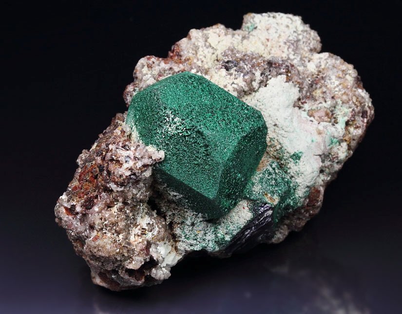 CUPRITE with MALACHITE coating