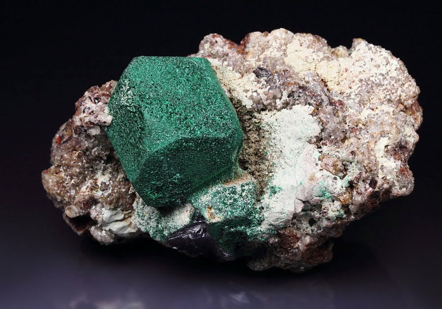 CUPRITE with MALACHITE coating